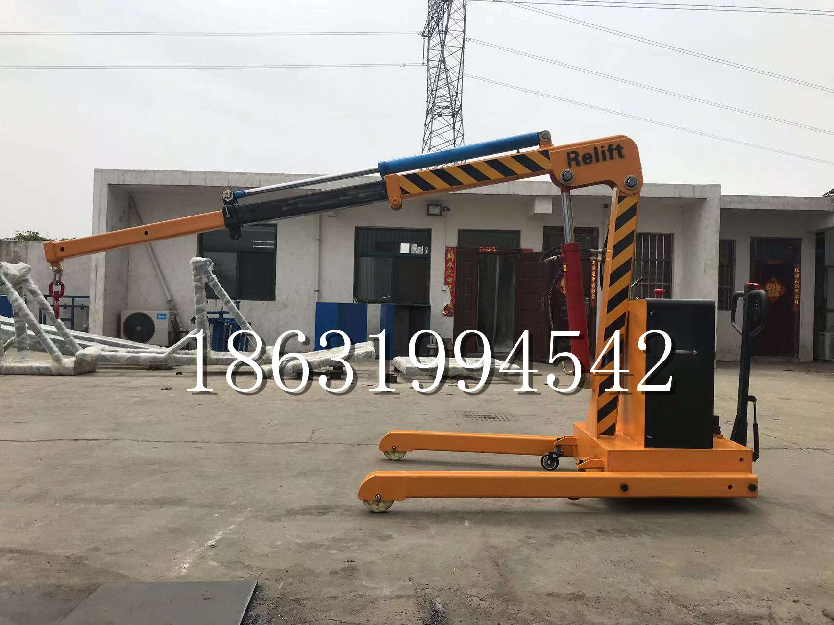 三地门乡久征定做3吨三轮随车吊 农用园林绿化移树吊 平板工程用小吊机